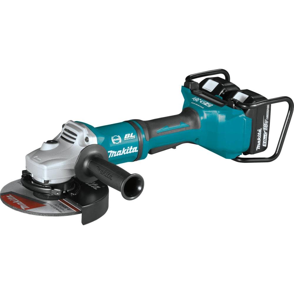 Makita 18V X2 LXT 36V 7″ Cut Off/Angle Grinder Kit with Electric Brake - Flockneti
