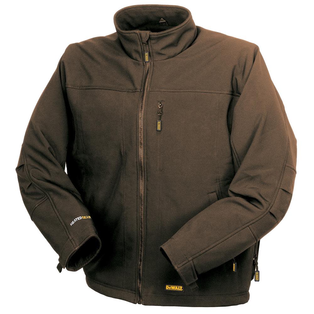 DEWALT Unisex Heated Bare Tool Soft Shell Jacket Tobacco S - Flockneti