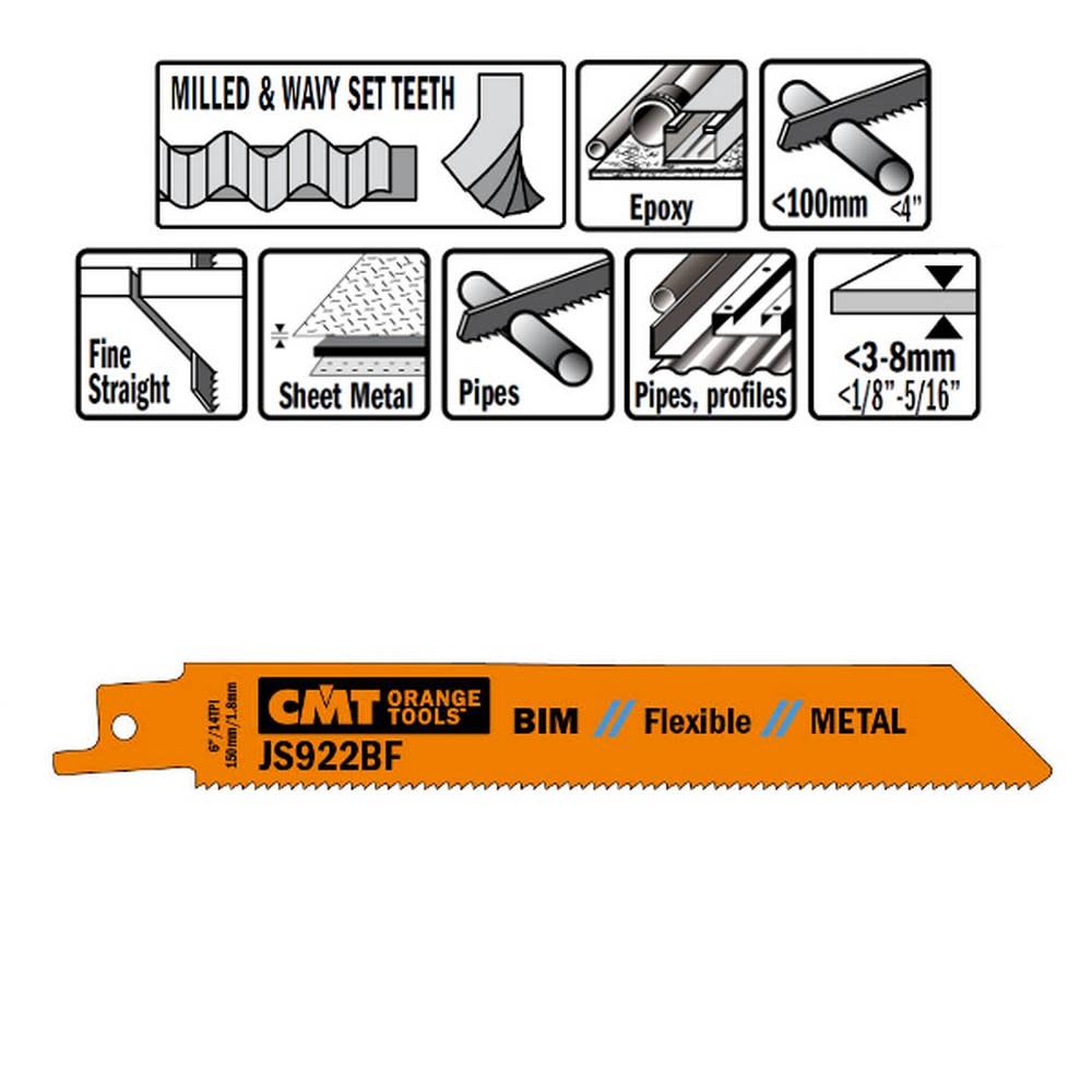 CMT Bi Metal Recip Blade - Flockneti