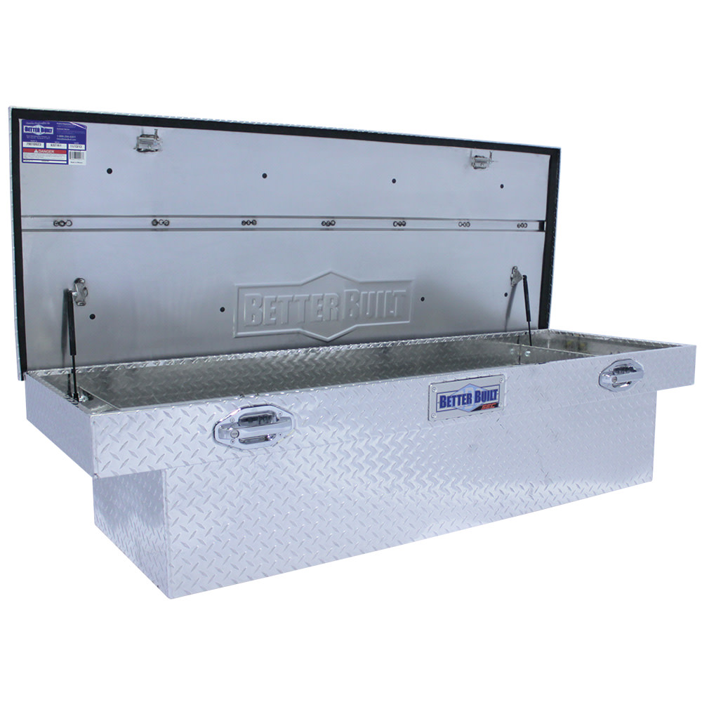 Better Built 71″ SEC Saddle Truck Tool Box DEEP & WIDE BRITE ALUMINUM - Flockneti
