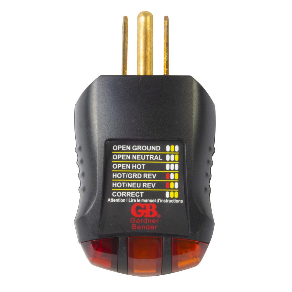 Gardner Bender Outlet Tester 120VAC - Flockneti