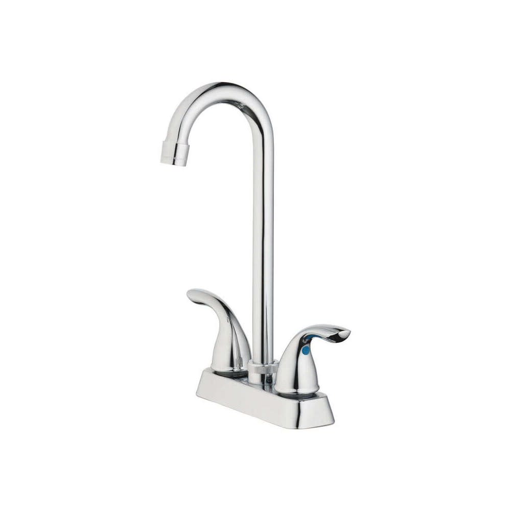 Oakbrook Bar Faucet Chrome Two Handle - Flockneti