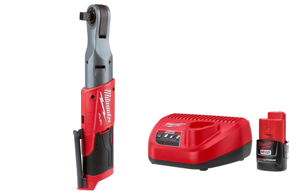 Milwaukee M12 FUEL 1/2″ Ratchet Kit - Flockneti