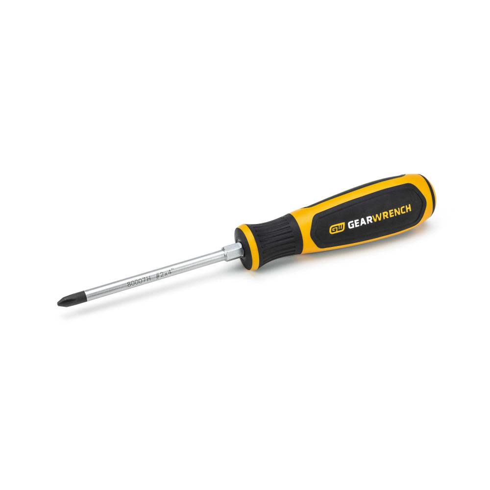 GEARWRENCH #2 x 4″ Phillips Dual Material Screwdriver - Flockneti