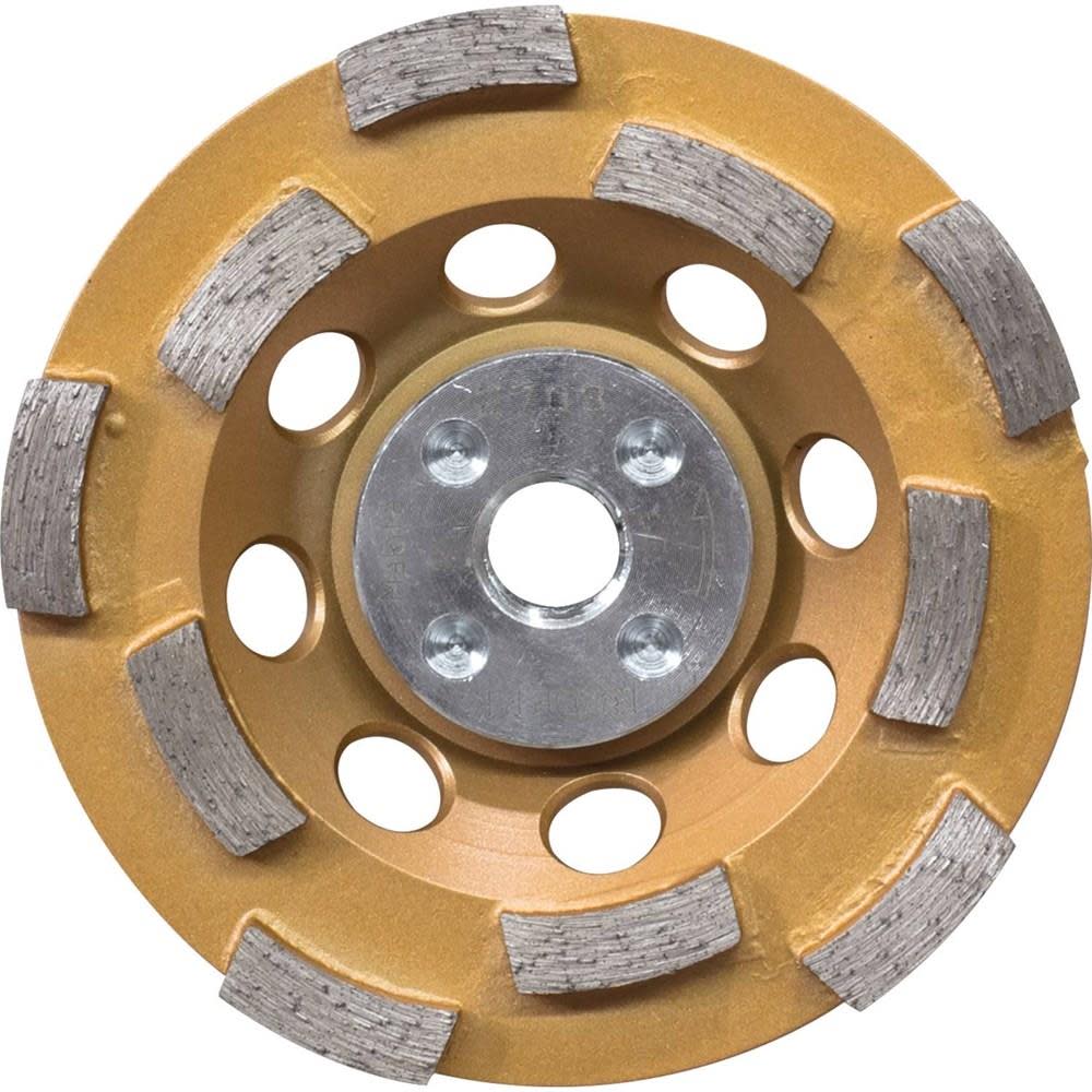 Makita 4-1/2 in. Double Row Diamond Cup Wheel Anti-Vibration - Flockneti