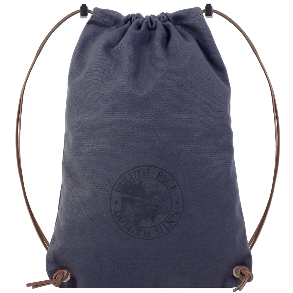Duluth Pack Drawstring Backpack – Navy - Flockneti