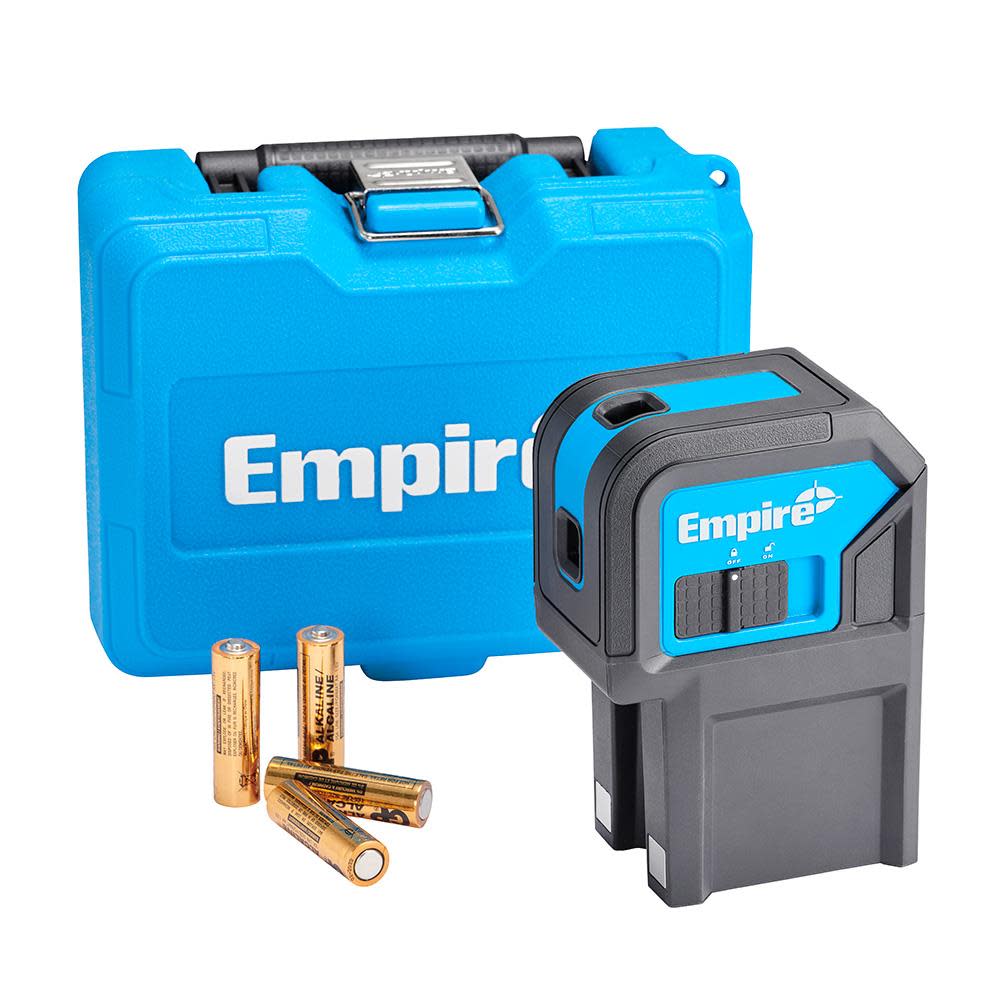 Empire Level 125′ Green Self-Leveling 3-Point Laser - Flockneti