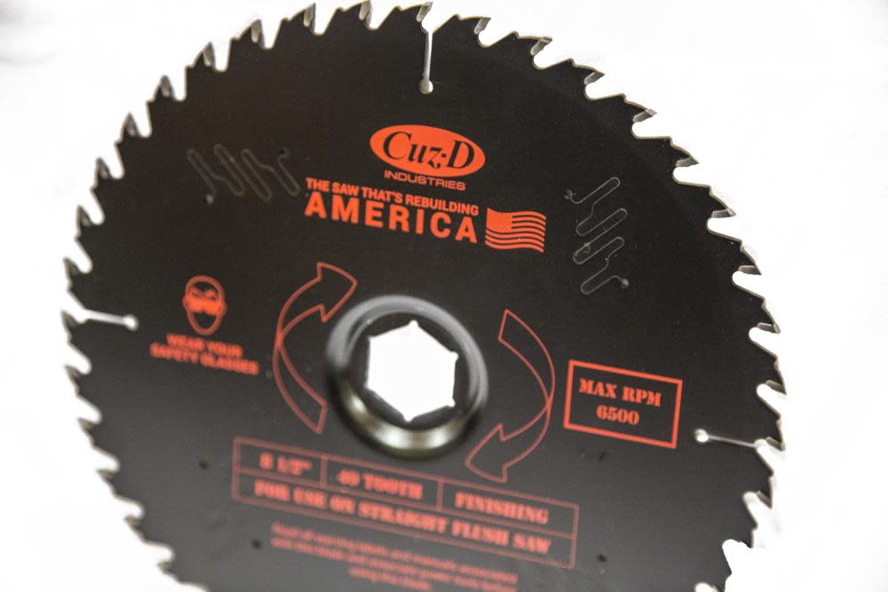 Cuz-D 40 Tooth Carbide Tipped Blade - Flockneti