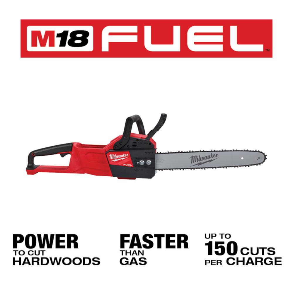 Milwaukee M18 FUEL 16 in. Chainsaw - Flockneti