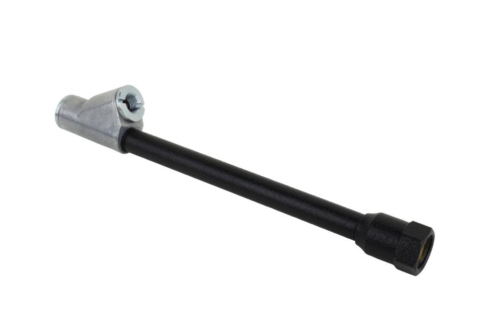 Milton  FNPT Dual Foot Straight Lock-on Chuck Non-Slip Grip Matte Black Poly Finish Use with Tire Inflator/Pressure Gauges - Flockneti
