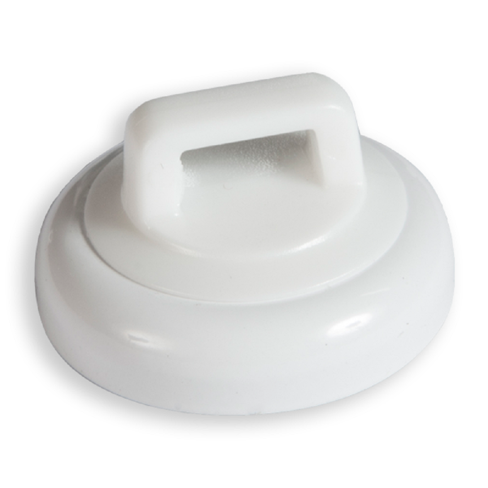 Rack-A-Tiers Mag Daddy Magnetic Zip Tie Mount White 10lb 10pk - Flockneti