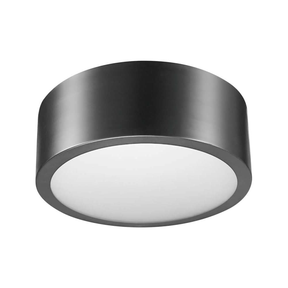 Globe Electric Edinburg Integrated LED Ceiling Light Black Iron - Flockneti