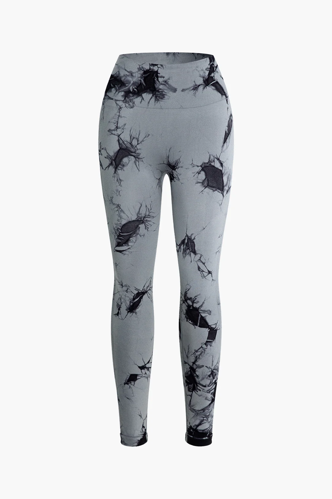 Tie Dye Print High Waist Sports Leggings - Flockneti