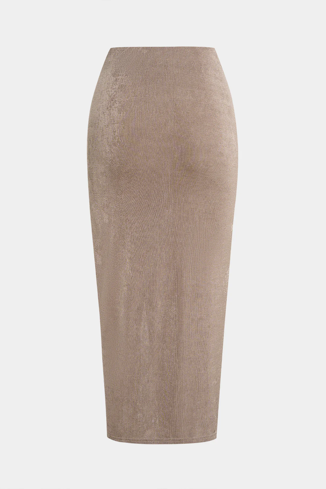 Asymmetrical Twist Knot Split High Waist Skirt - Flockneti