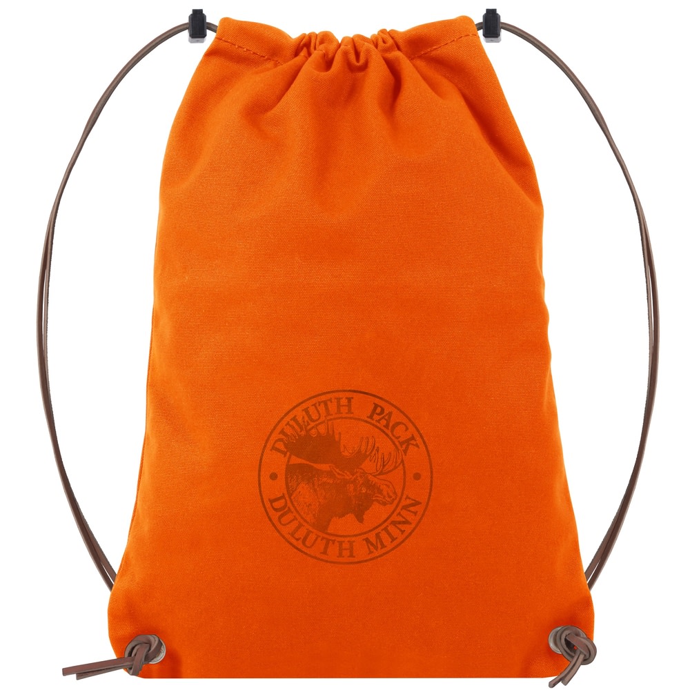 Duluth Pack Drawstring Backpack – Hunters Orange - Flockneti