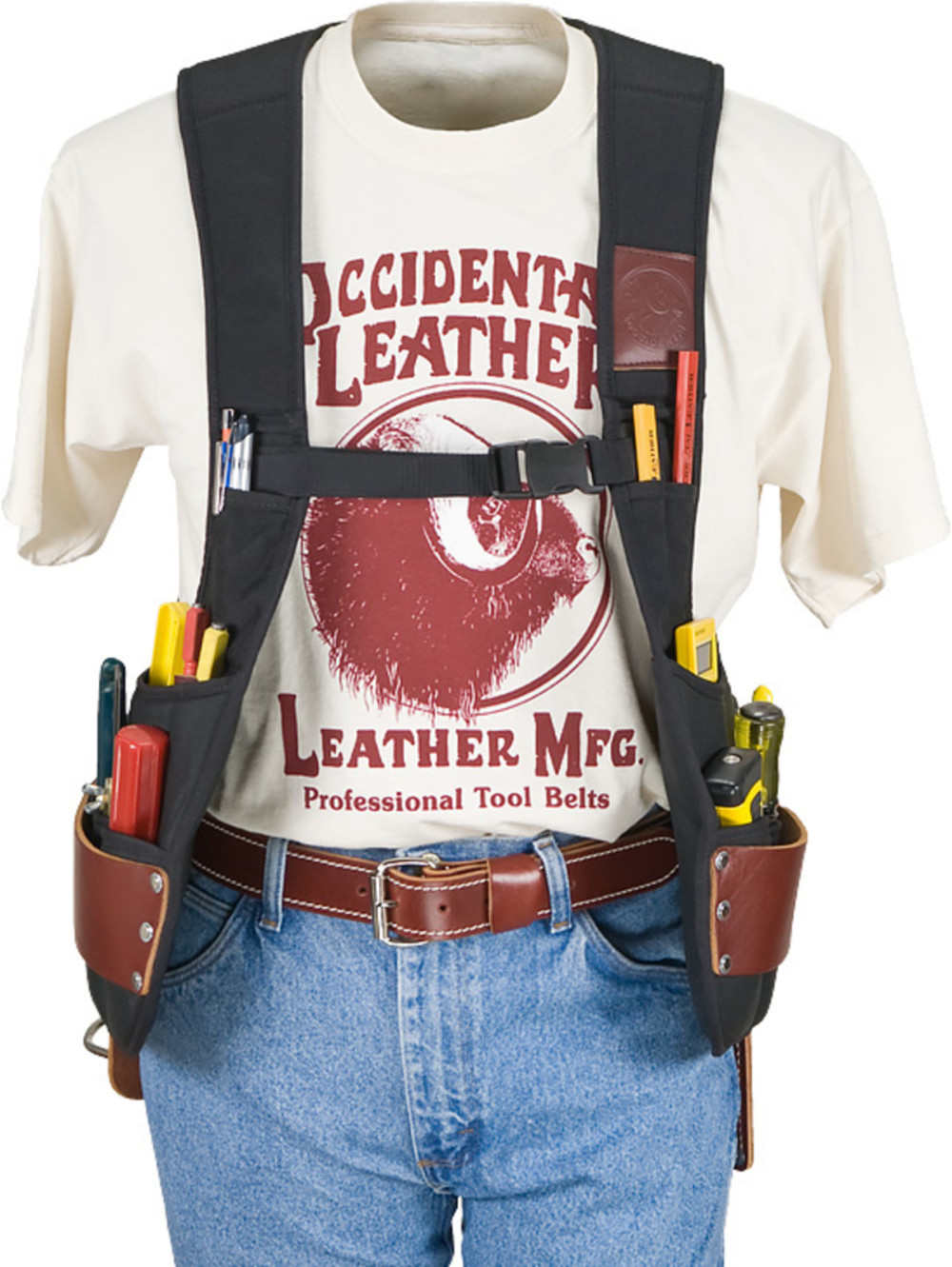 Occidental Leather 2500 Stronghold SuspendaVest – OSFM - Flockneti