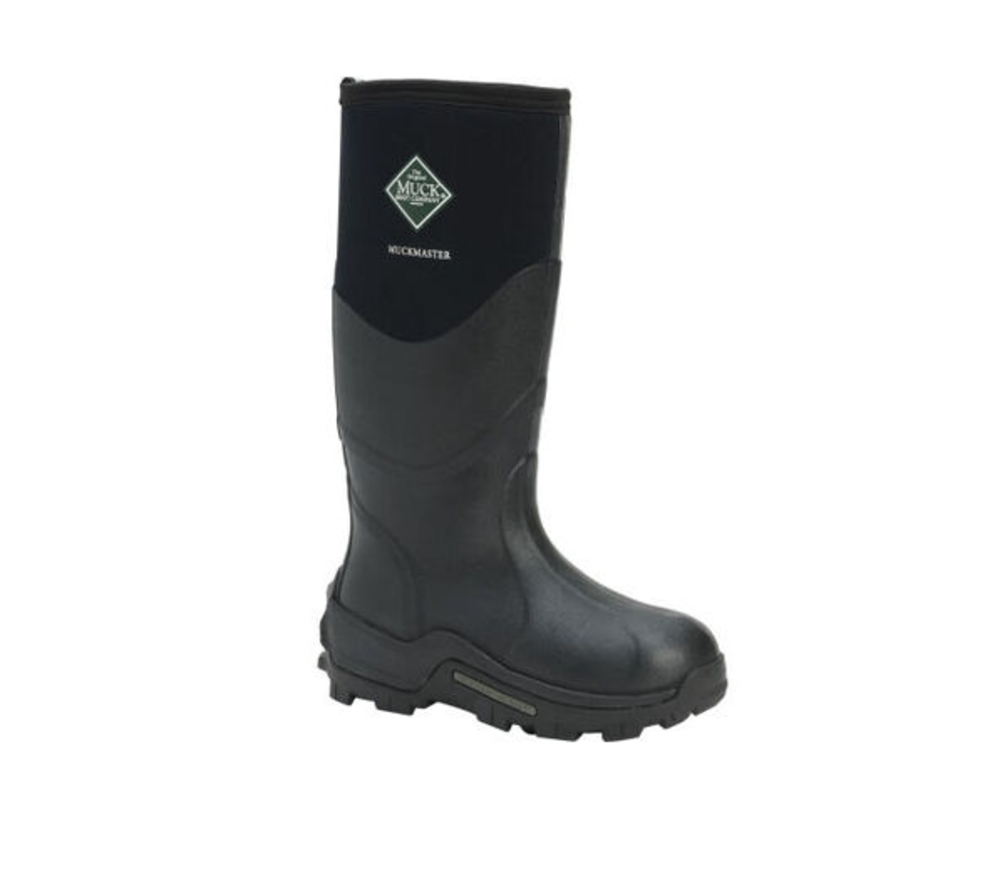 Muck Boots Mens Muckmaster Tall Gusset Boots Black Size 12 - Flockneti
