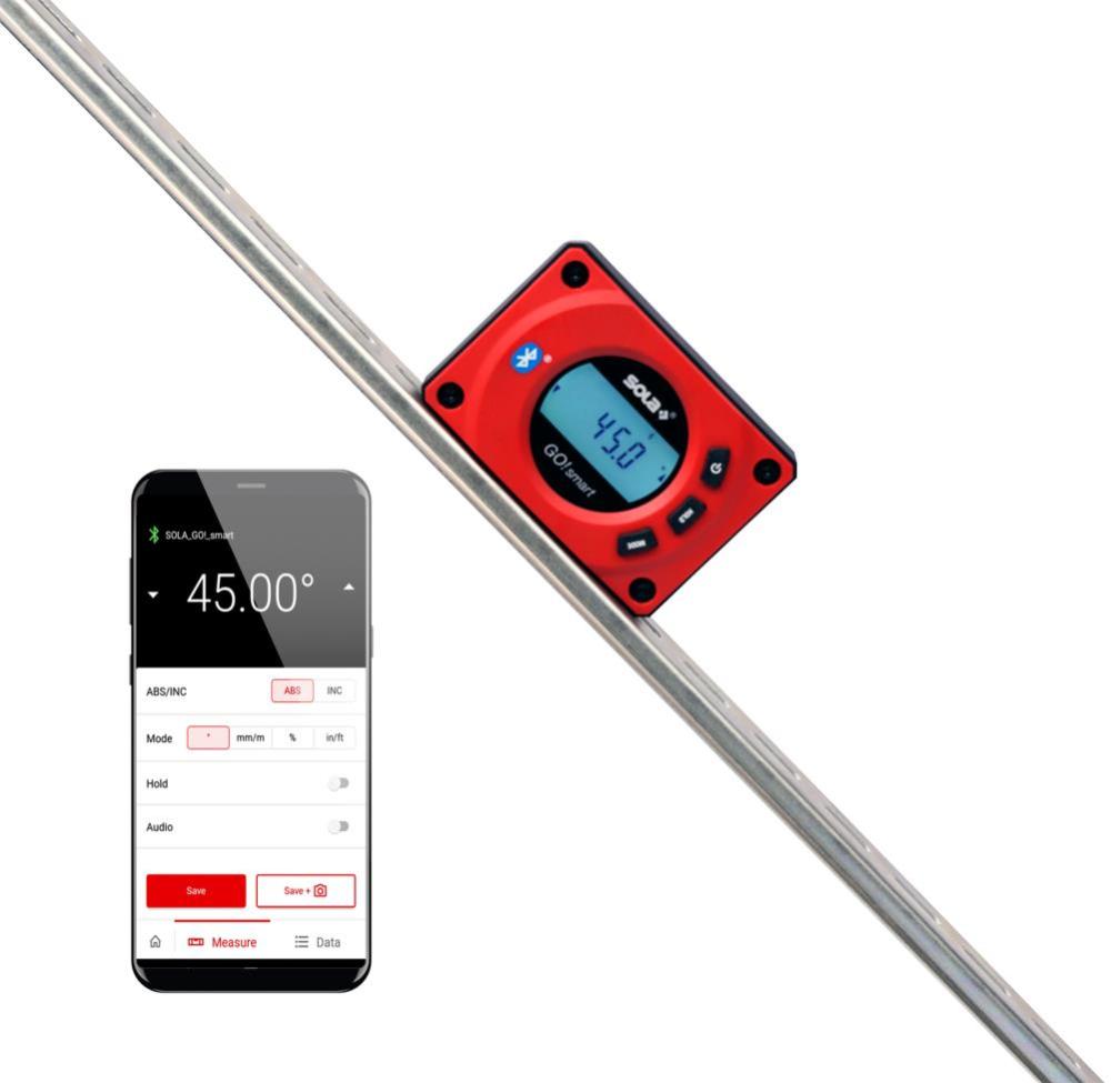 SOLA GO! smart Digital Pocket Level - Flockneti