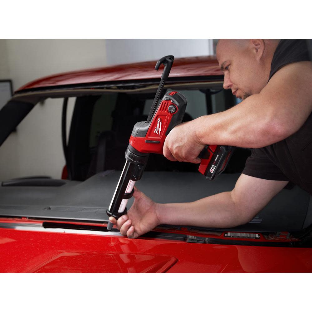 Milwaukee M18 Cordless 10 oz Caulk Gun and Adhesive (Bare Tool) Reconditioned - Flockneti