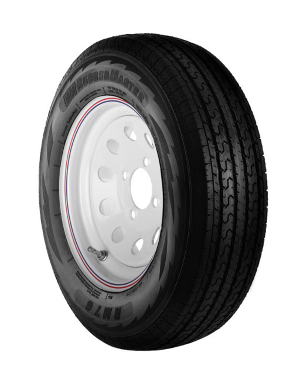 Rubbermaster Tire ST185/80R13 6P TL & MTD 13 x 4.5 4 on 4 MODULAR - Flockneti