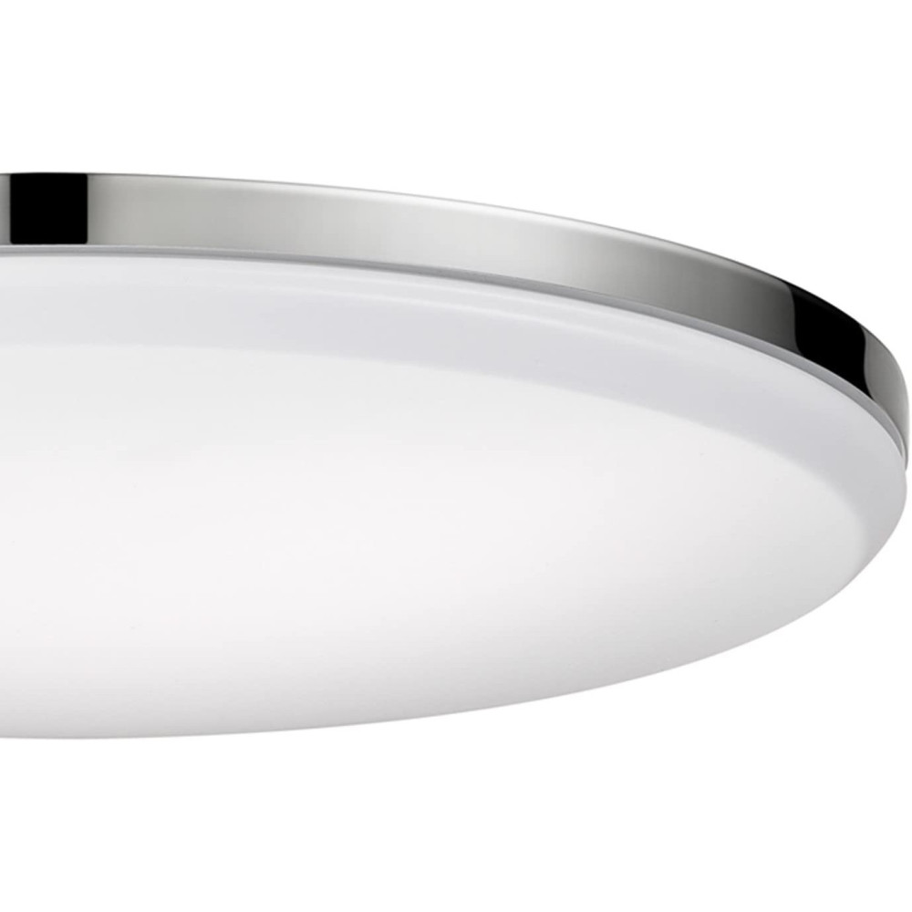 Globe Electric Ellington Integrated LED Ceiling Light Chrome 28W - Flockneti