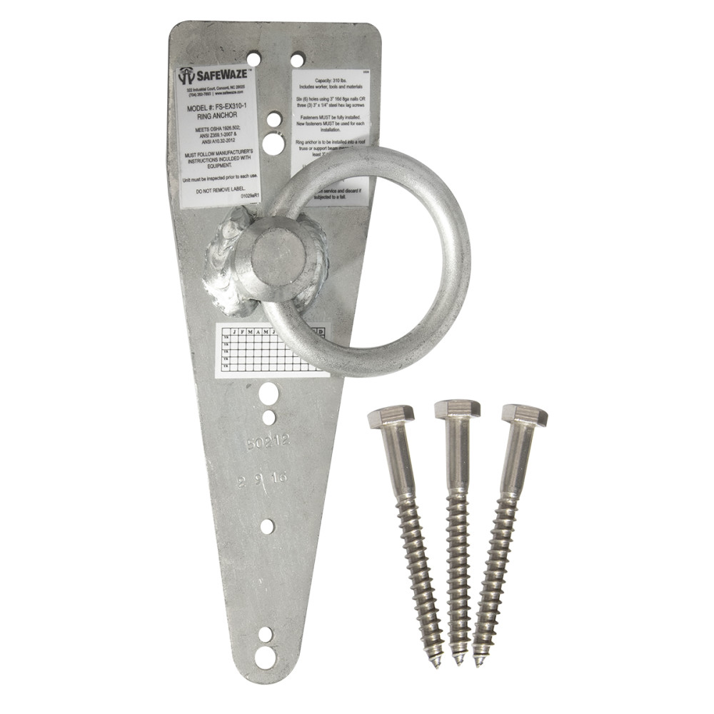 Safewaze 9″ Forged Steel Ring Anchor - Flockneti