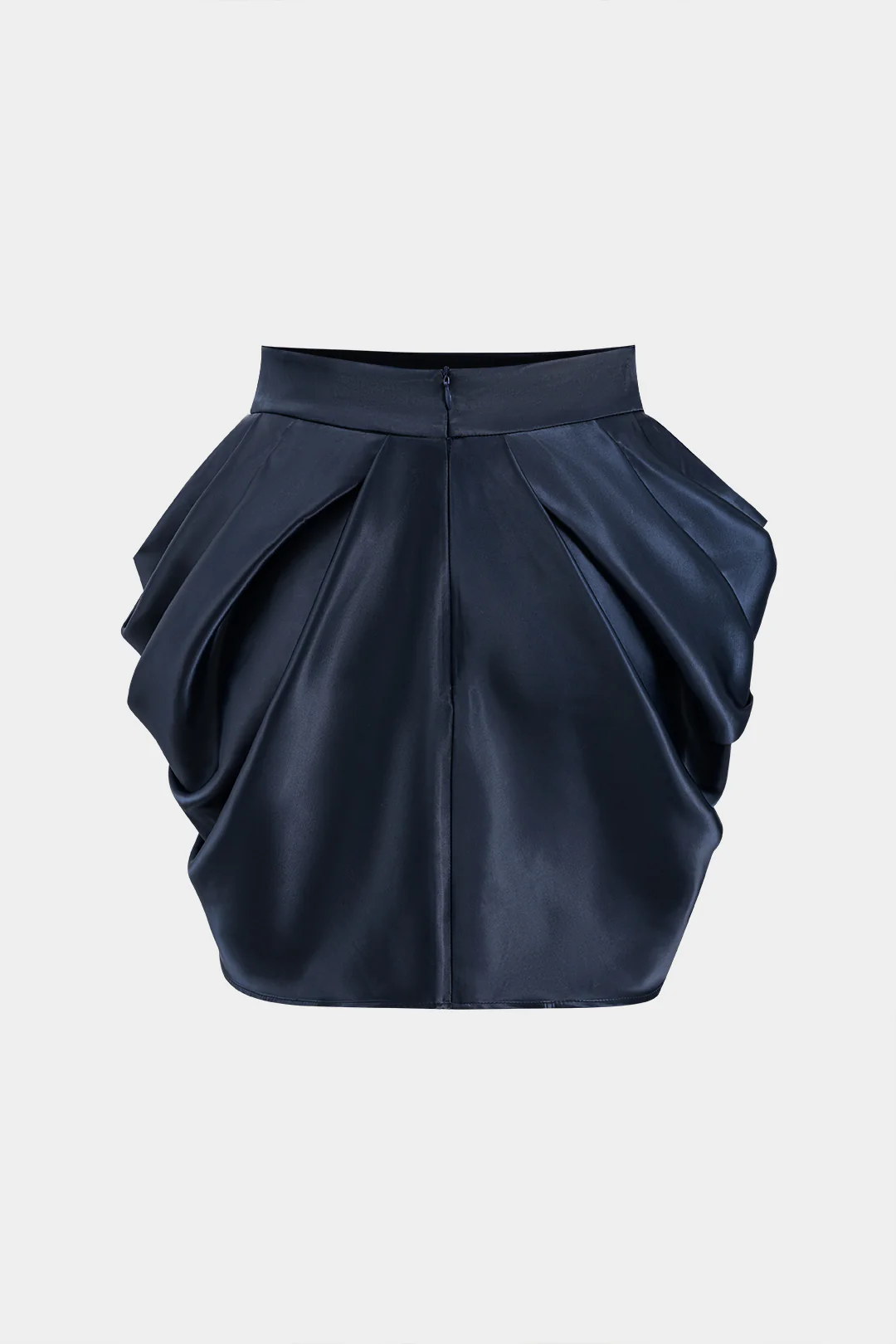 Satin Pleated Mini Skirt - Flockneti