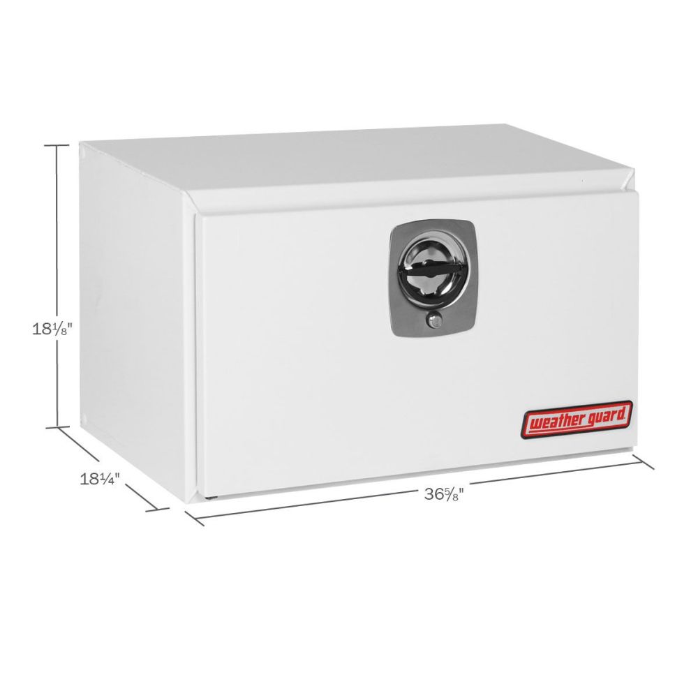 Weather Guard Standard Steel Underbed Truck Box – White - Flockneti