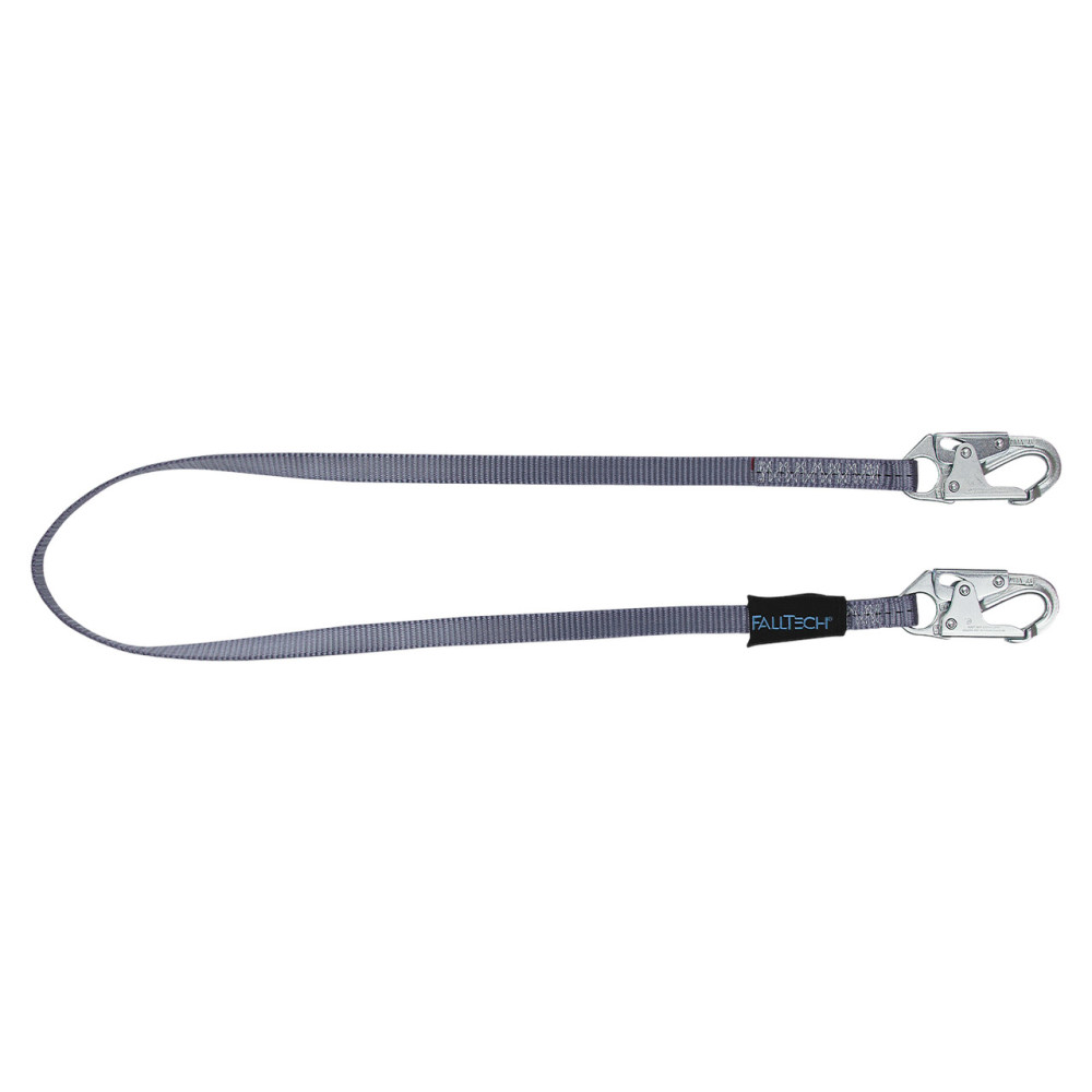 Falltech 6′ Single Leg Fixed Length Web Restraint Lanyard - Flockneti