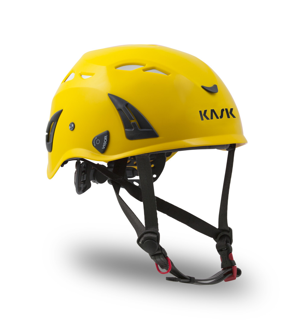 KASK America SUPERPLASMA HD Ventilated Work/Rescue Helmet – Yellow - Flockneti