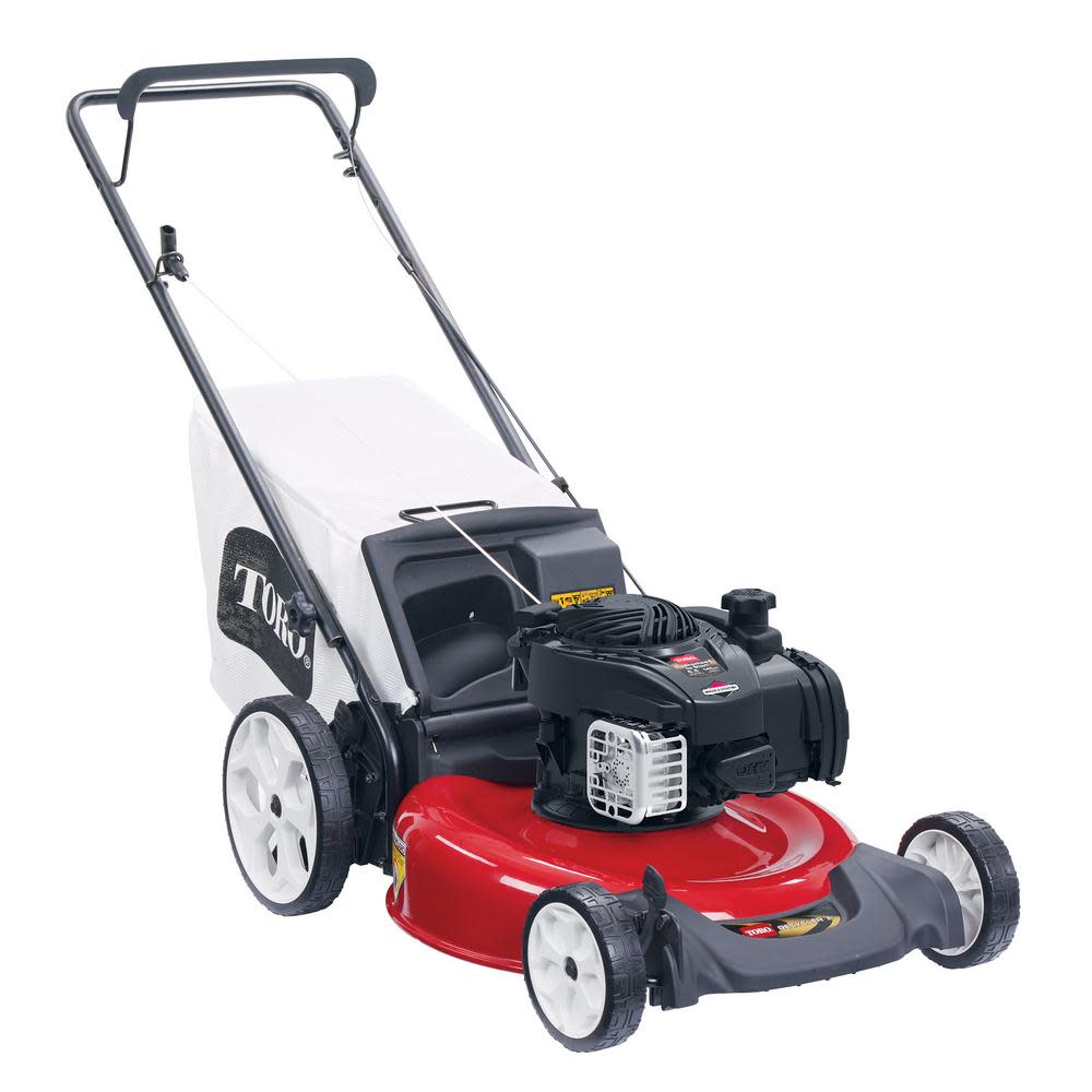 Toro Recycler High Wheel Gas Walk Behind Push Bagging Lawn Mower - Flockneti