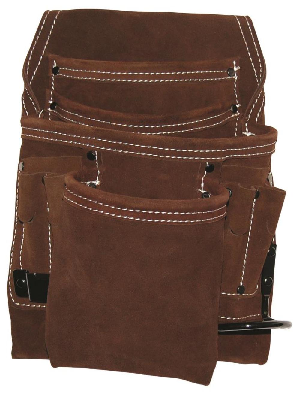 Bucket Boss Suede 10 Pocket Nail Bag - Flockneti