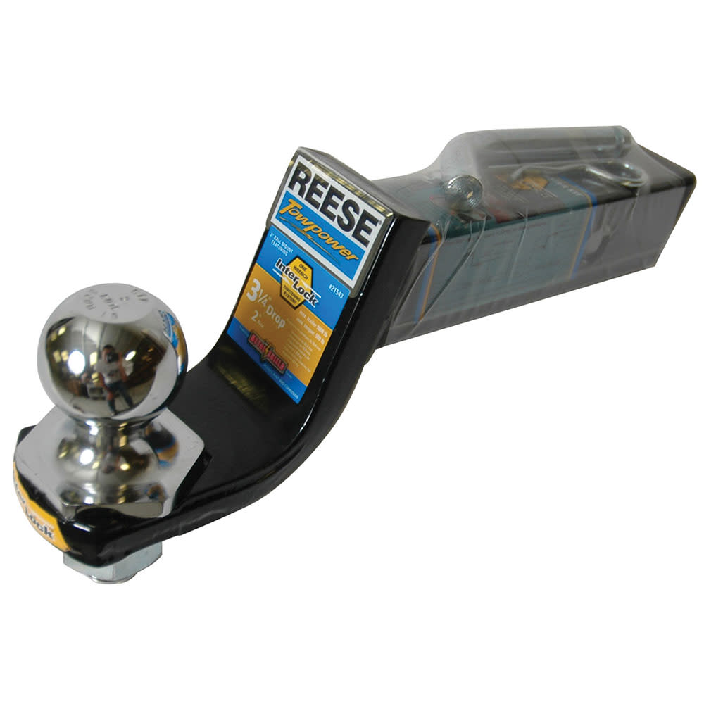 Reese Interlock 2″ 5000 lbs Hitch Ball Mount Starter Kit - Flockneti
