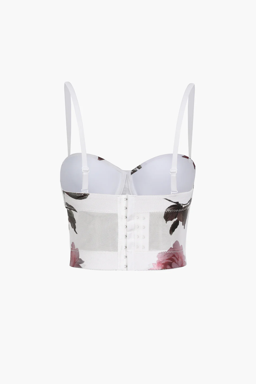 Floral Print Bustier Top - Flockneti