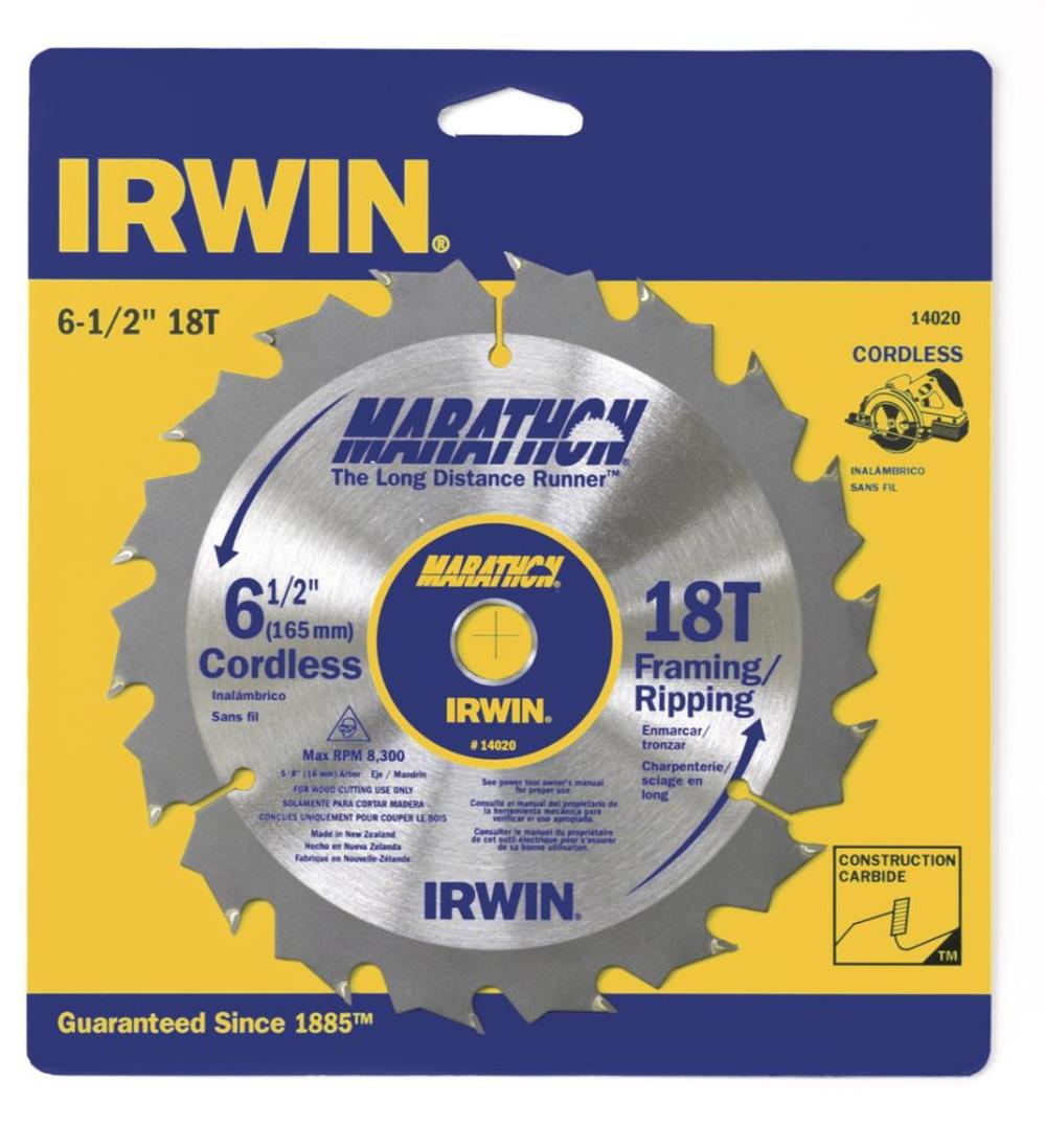 Irwin 6-1/2 In. 18T MARATHON Saw Blade - Flockneti