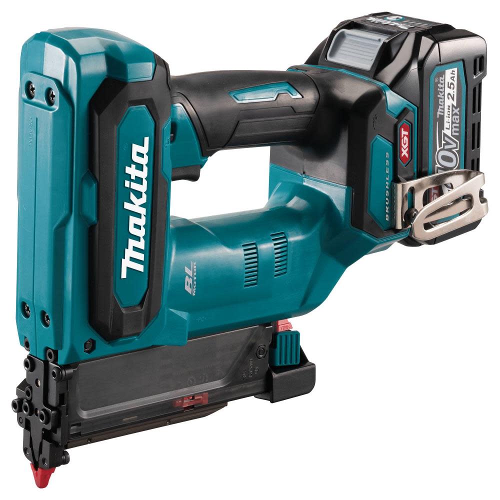 Makita 40V max XGT Pin Nailer Kit Brushless Cordless 23 Gauge 2.5Ah - Flockneti
