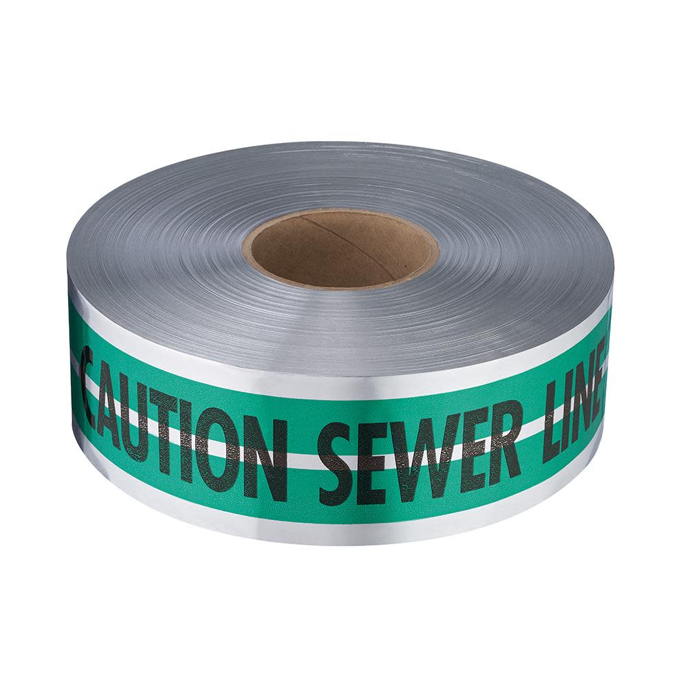 Empire Level MAGNATEC Premium Detectable Tape Sewer Line - Flockneti