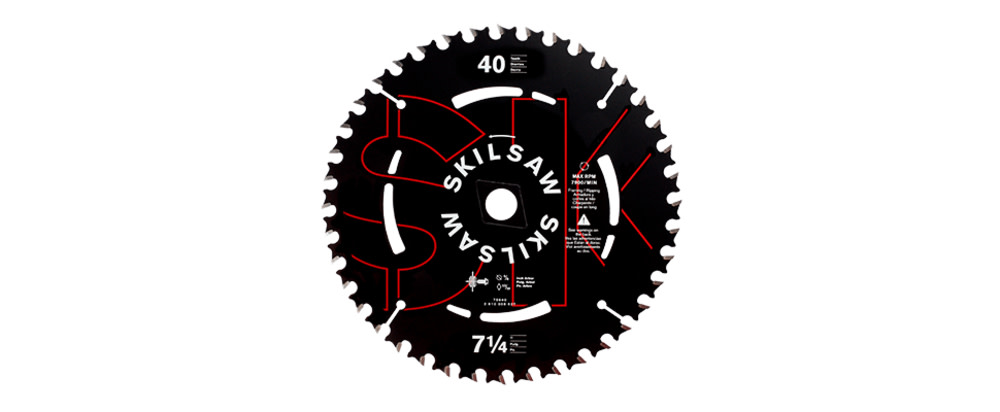 Skilsaw 7-1/4In X 40T FRAMING SAW BLADE - Flockneti