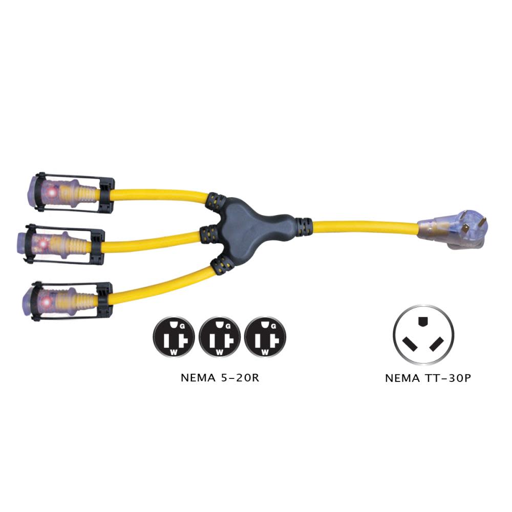 Voltec TT-30P Generator Adapter - Flockneti