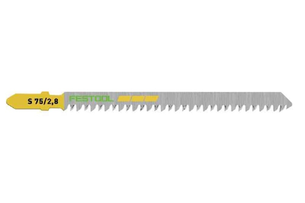Festool Jigsaw blade S 75/2.8 Straight Cut – Pack of 5 - Flockneti