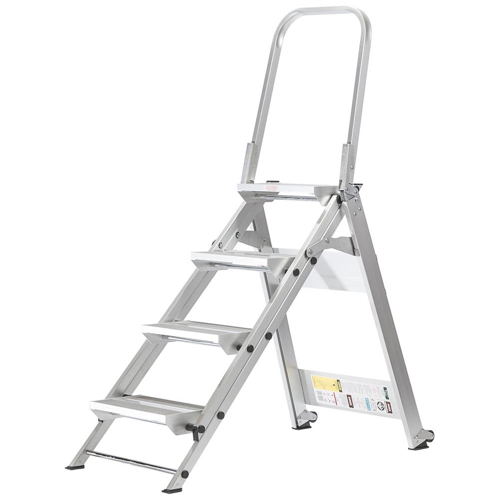 Xtend and Climb 4-5/8-ft Aluminum 300-lb Type IA Step Ladder - Flockneti