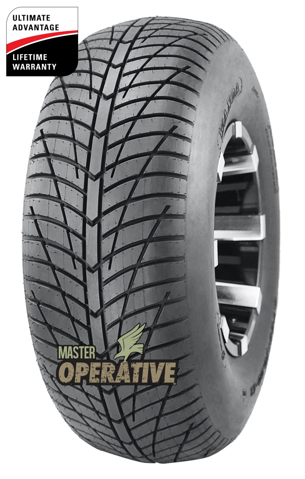 Master ATV 25×8.00-12 4P TL Operative ATV Tire (Tire Only) - Flockneti