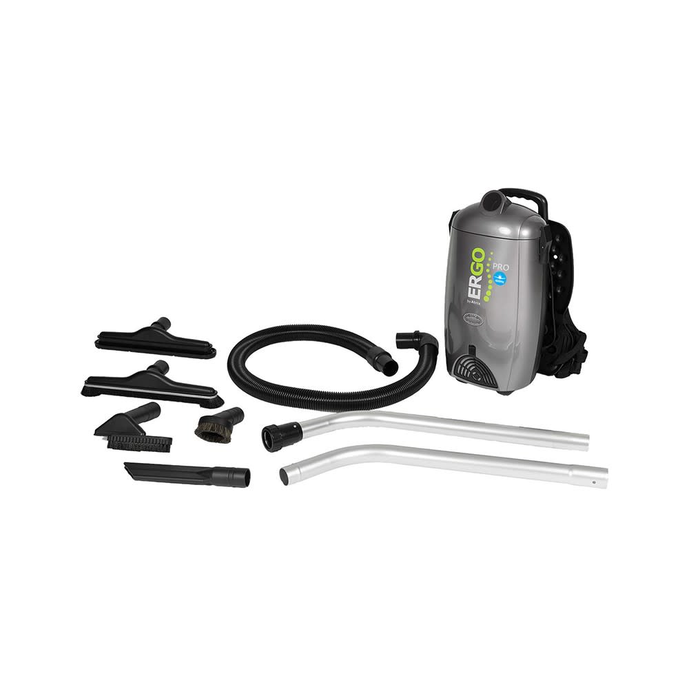 Atrix International Gray Ergo Pro HEPA Vacuum Cleaner Aviation Backpack - Flockneti