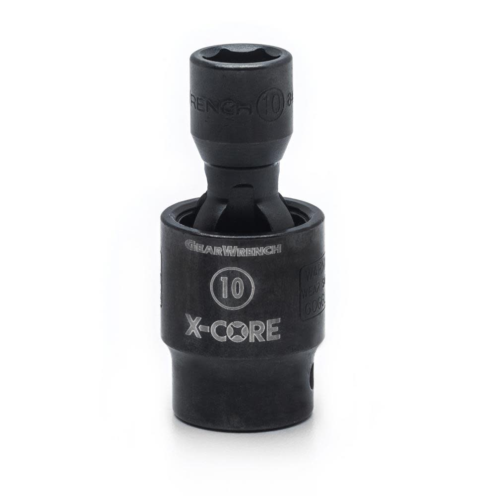 GEARWRENCH Pinless Universal Impact Socket 3/8″ Drive 6 Point 10mm - Flockneti