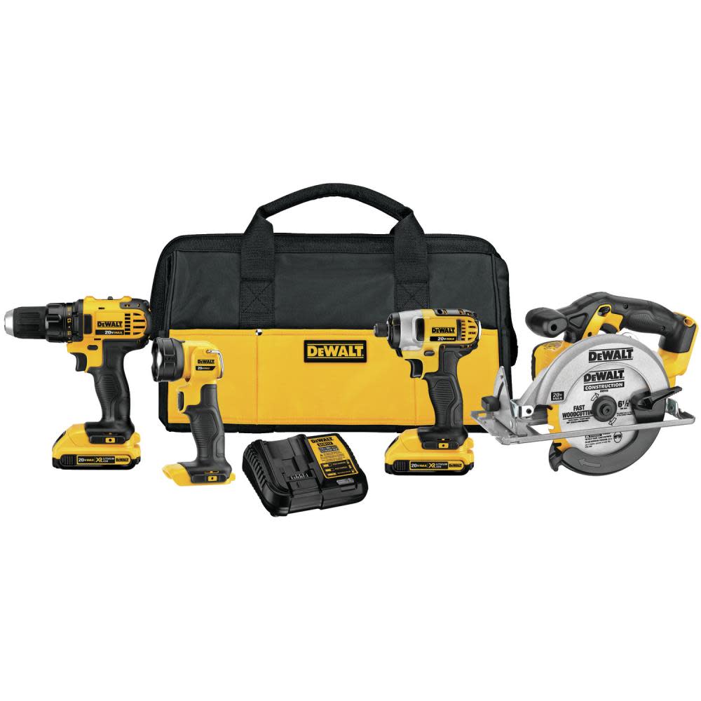 DEWALT DW 20V MX 4-Tool Combo Kit W Saws - Flockneti