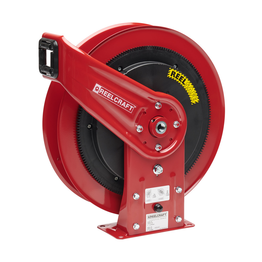 Reelcraft 1/4 in. x 50 ft. REELSAFE Hose Reel - Flockneti