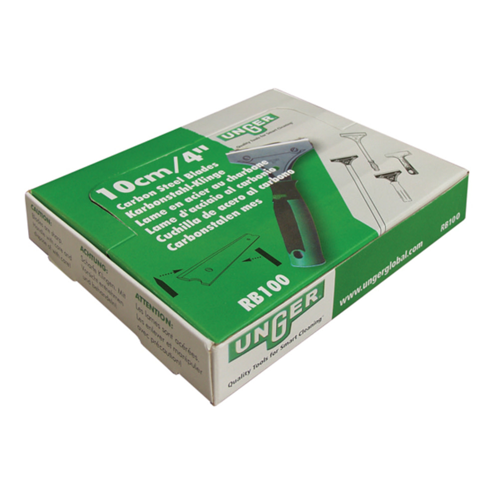 Unger 4 In. Replacement Blades Stainless Steel 10pk - Flockneti