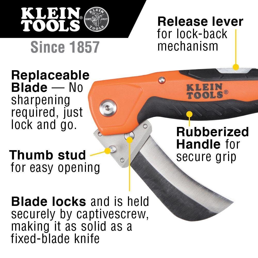 Klein Tools Cable Skinning Utility Knife - Flockneti