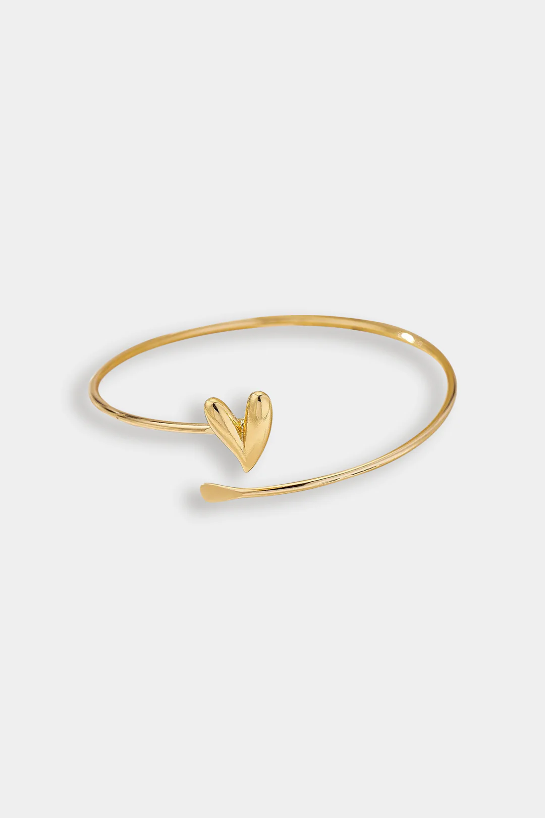 Metal Heart Line Bracelet - Flockneti