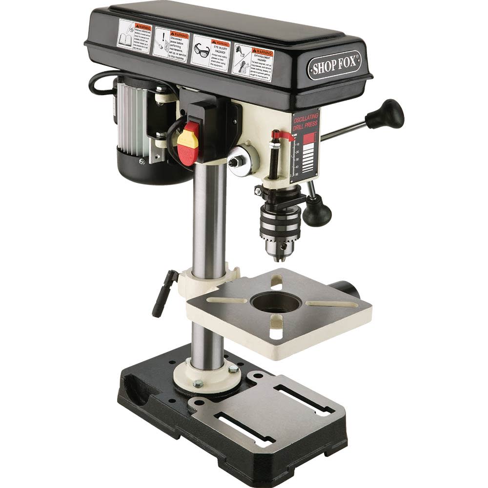 Shop Fox 1/2 HP 8-1/2″ 5 Speed Oscillating Drill Press - Flockneti